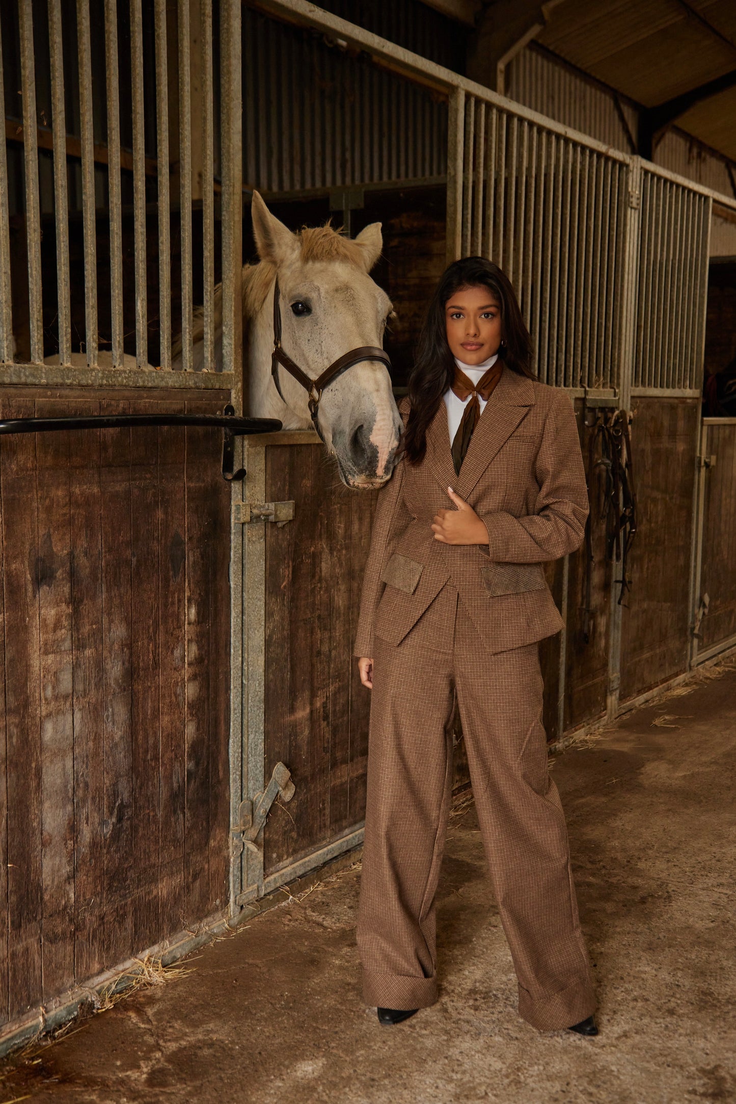 Braemar Trouser in Check