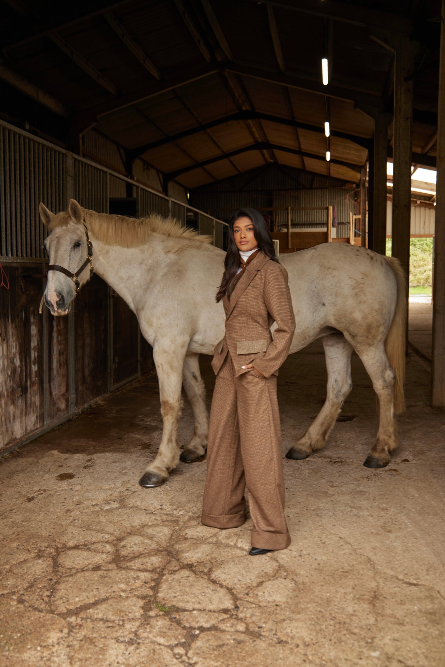Braemar Trouser in Check