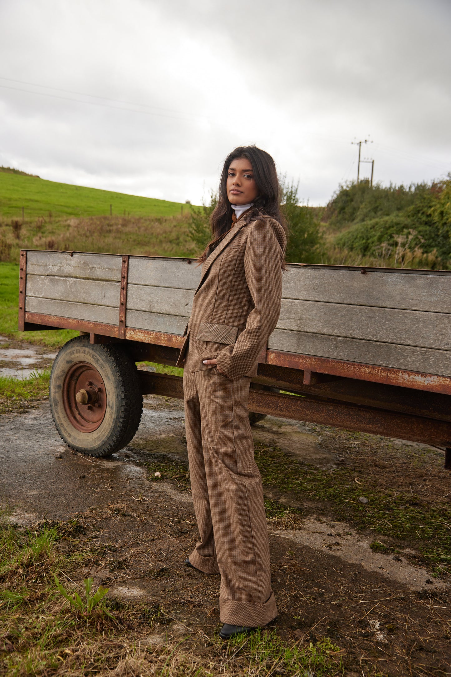 Braemar Trouser in Check