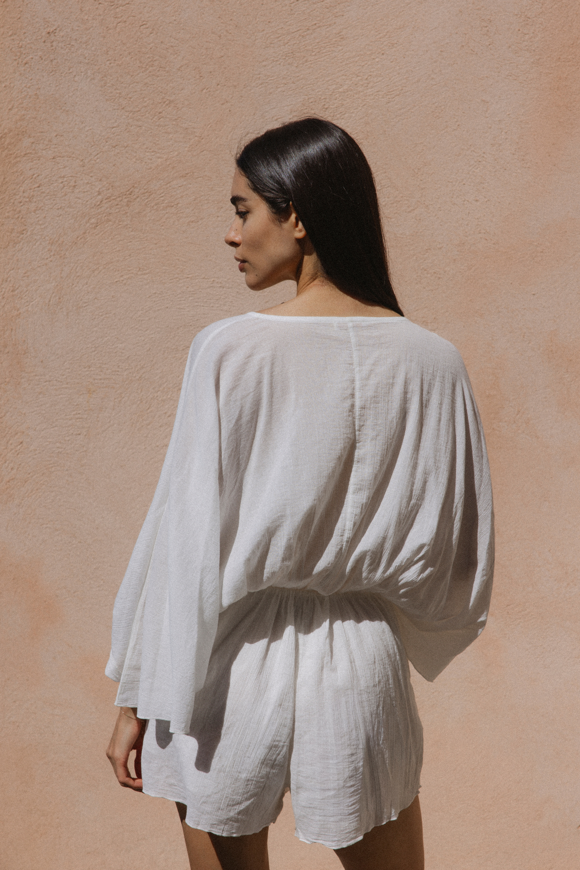 Dionysus Playsuit in White