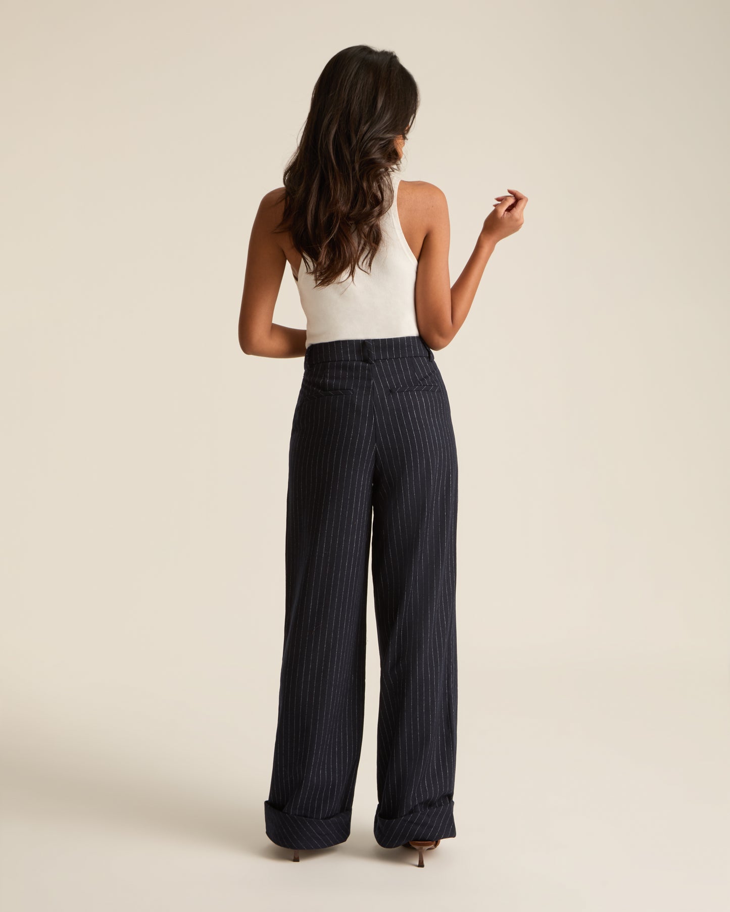 Braemar Trouser in Pinstripe