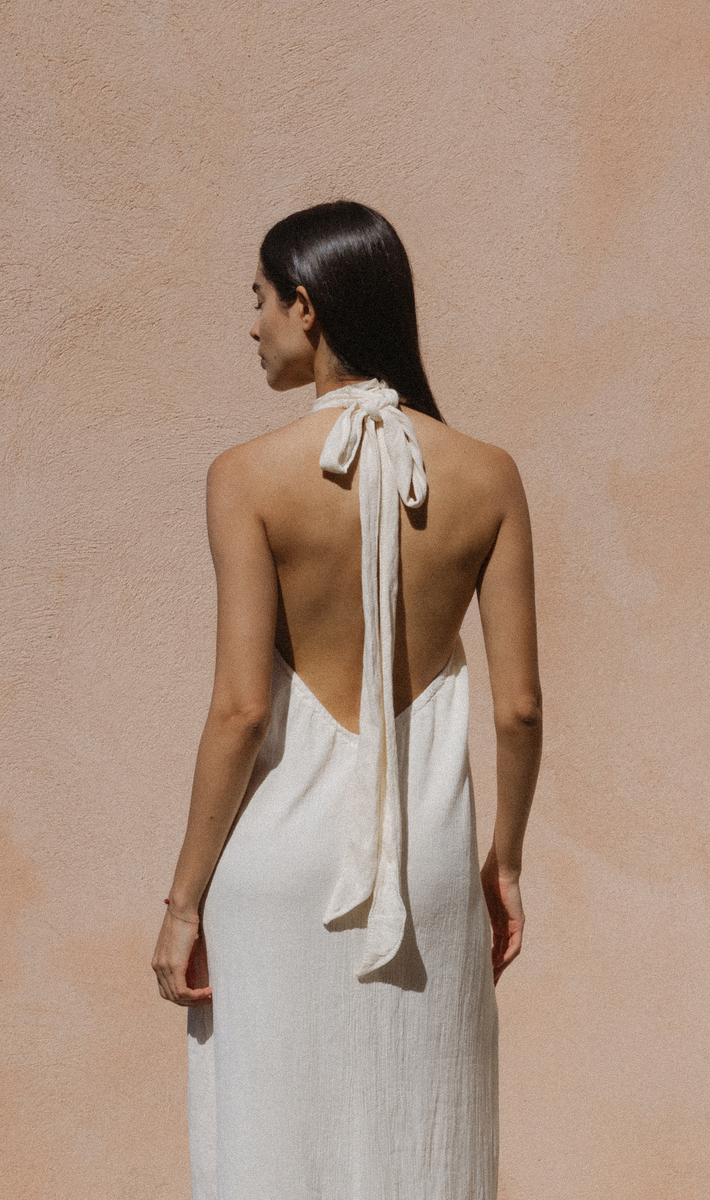 Delphine Maxi Dress in White
