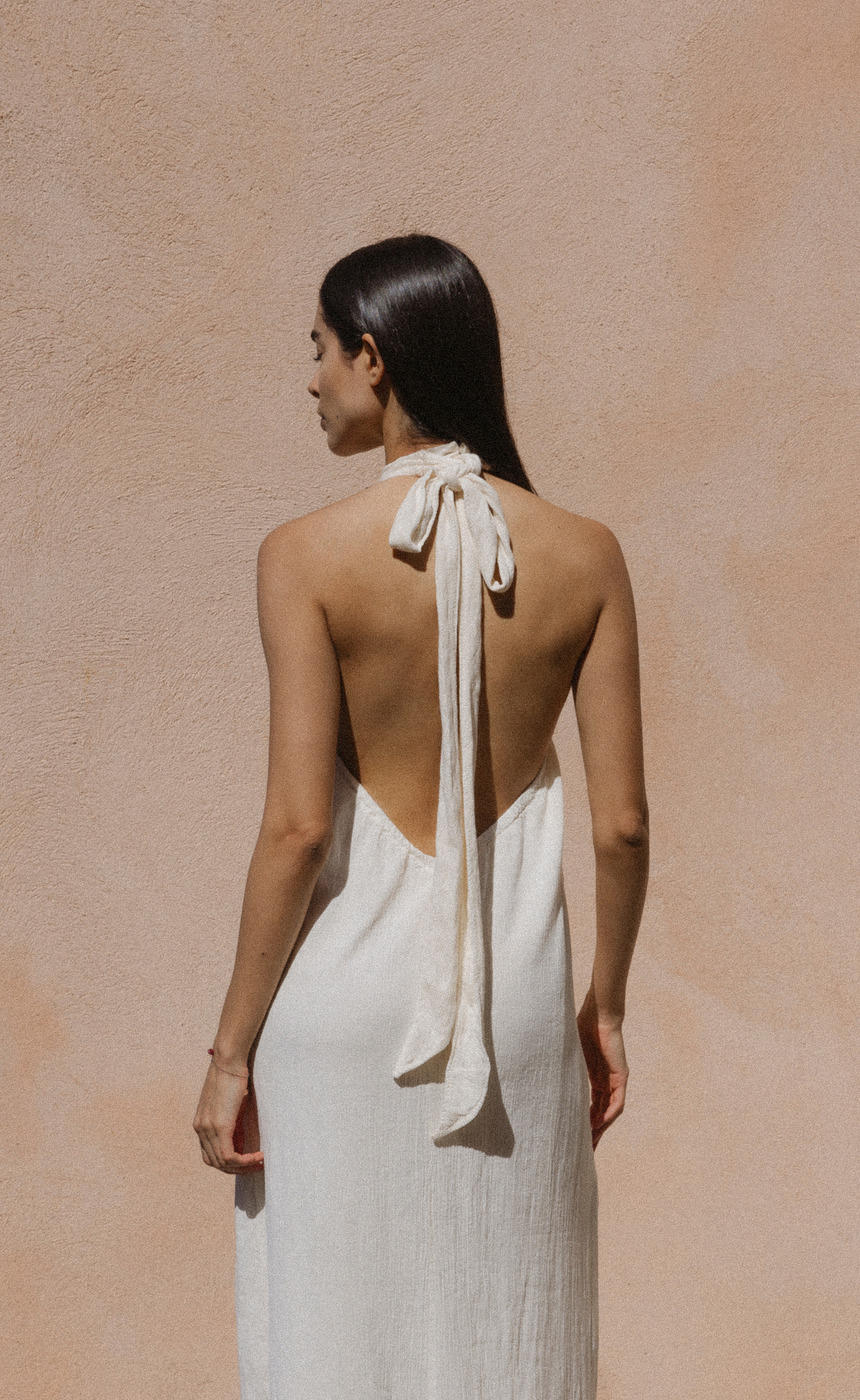 Delphine Maxi Dress in White