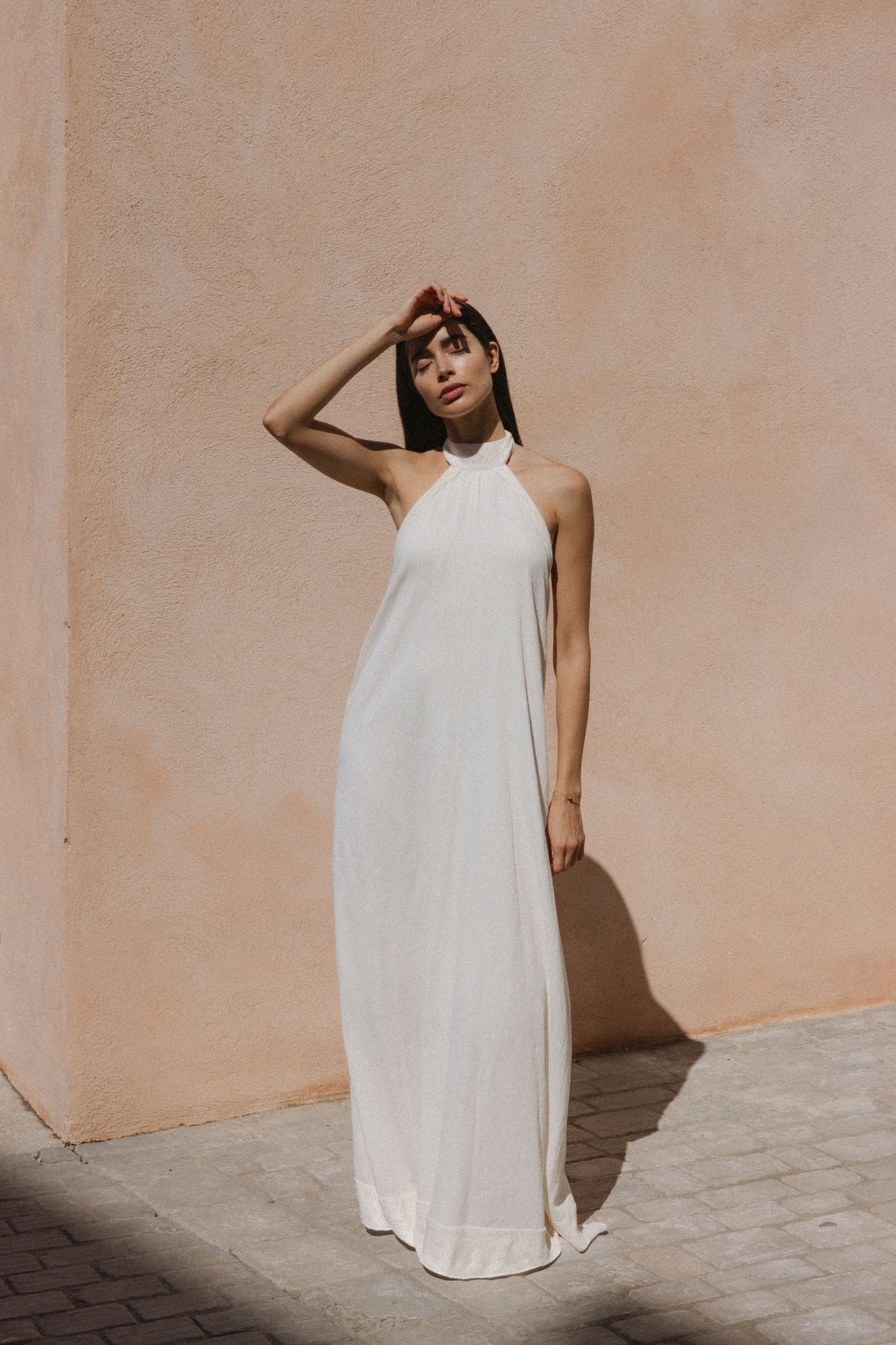 Delphine Maxi Dress in White